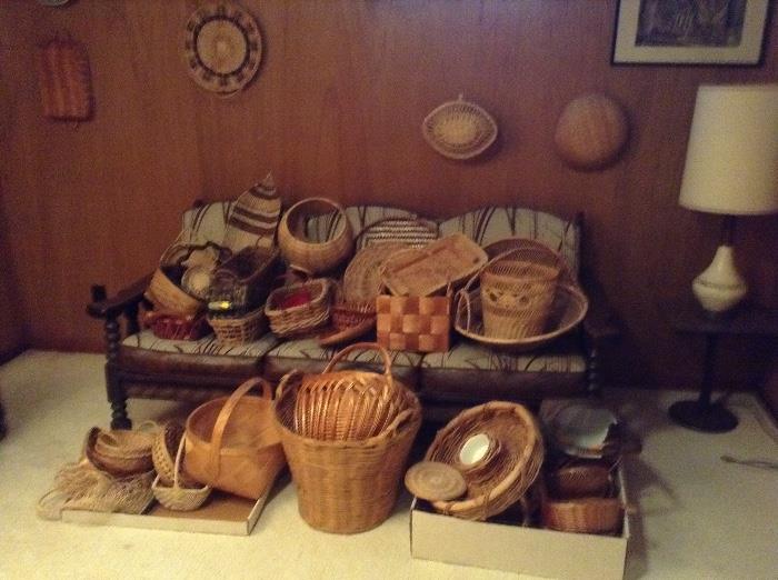 Baskets, lots of them