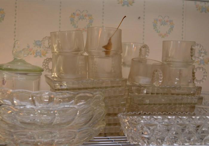 Vintage Glass Luncheon Sets