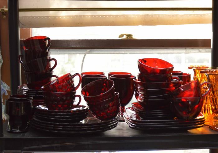 Ruby Glass - Perfect for Christmas!