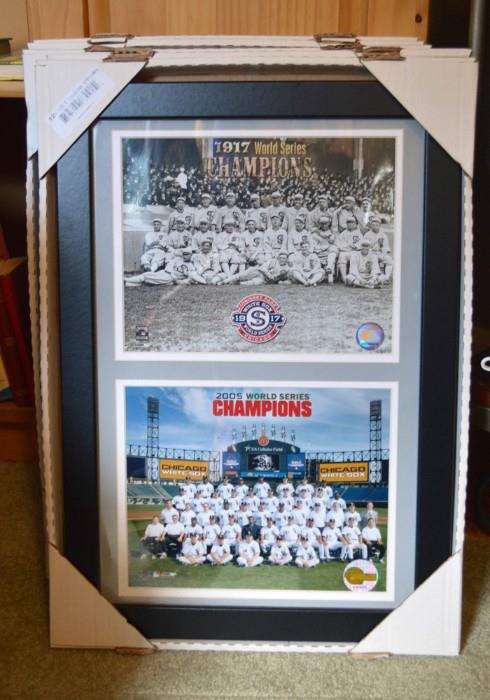 White Sox 1917 & 2005 Champions Framed Commemorative Photo