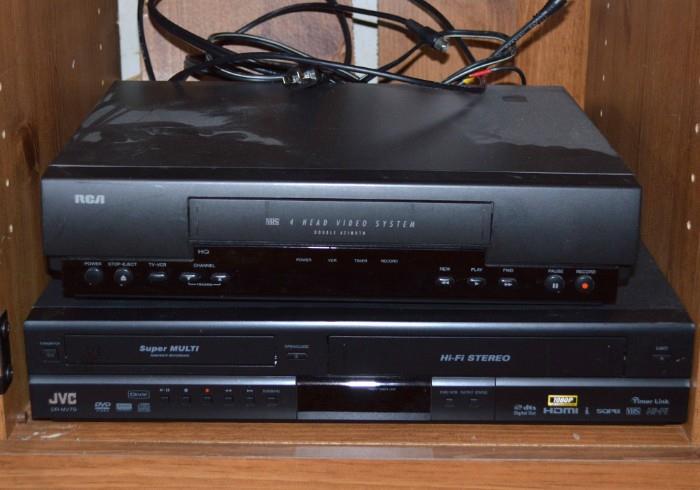 RCA VHS Player & JVC VHS Player