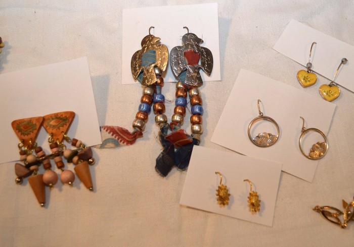 Earrings (There are HUNDREDS of pairs of earrings at the sale)