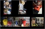 Scales, Snow Blower, Gas Cans