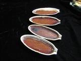 set of four corn dishes