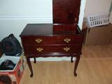 Beautiful File Cabinet, opens from the top, mahogany