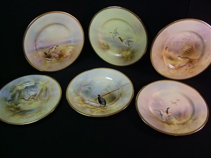 Royal Doulton Tiffany Game Plates