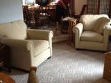 Set of Chairs Matches 3 Cushion Couch -- can be bought separately -- nearly new