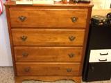 Maple Chest of Drawers: one of 2 available