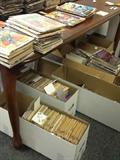 Some of the comics which are being sorted by date