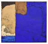 Lot 11: VYACHESLAV MIKHAILOV, (Russian, born 1945), Urbino, 2005, Mixed media, chalk priming and acrylic paint on canvas, H 39½ x W 43½ inches