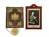 Lot 61: FRANZ JOSEPH I, EMPEROR OF AUSTRIA (1830-1916), Patent of Nobility and Grant of Arms for Prince Karl of Auersperg