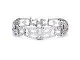 Lot 98: AN ART DECO DIAMOND BRACELET