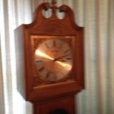 charming face of grandfather clock