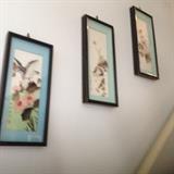 signed Chinese wall art