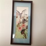 Chinese wall art (description and signed)