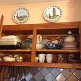 vintage kitchen items and more collectible plates