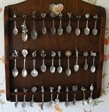 Pewter Souvenir spoon collection