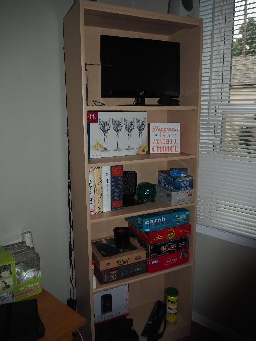 Bookshelf, board games