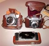 Aires Penta 35mm, Contaflex Zeiss Iron, Gyncro-Compur lens 45mm, Stereo Realist f2.8