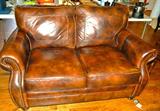 Leather Loveseat