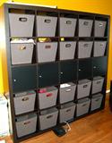 Large Shelf Unit w/ Storage Baskets