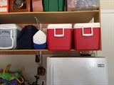 Coolers and other Garage Items