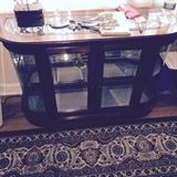 lighted curio cabinet