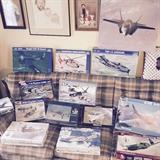 60+ VINTAGE Model Airplanes all in original boxes and most all sealed