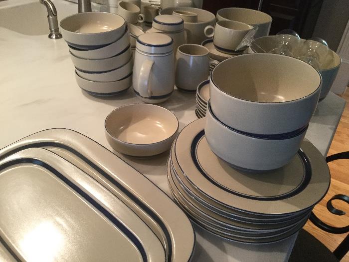 Rosenthal Studio Line - blue strip stoneware - made in Germany
