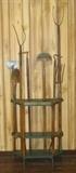 Country Store Pitch Fork & Hoe Store Display Marked American Fork & Hoe Co.