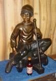 Large Bronze Boy Statue