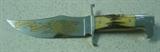 1987 Case XX Limited Edition Freedom Framework Bowie Knife w/Eagle Head & Stag Handles - Mint Condition