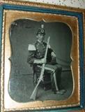 1870's Tin Type Soldier w/Rifle 