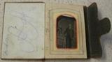 Tin Type Photo Album w/Photos