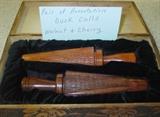 Presentation Ducks Calls - Walnut & Cherry