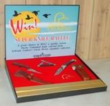 Schrade Ducks Unlimited Raffle Knife Set - Mint In Box