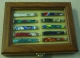 Rare 10 Piece Case XX Doctors Knife Set w/Corelon Handles - Mint Condition