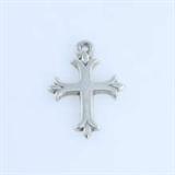 Estate James Avery sterling silver cross charm: 7/8", 1.1 gms