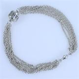 Estate Pandora sterling silver charm bracelet: 7", 14.6 gms