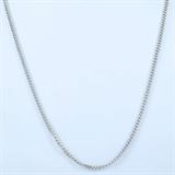 Estate James Avery sterling silver curb chain: 20", 10.9 gms