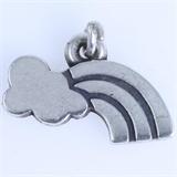 Estate James Avery sterling silver rainbow charm: 5/8", 1.2 gms