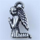 Estate James Avery sterling silver angel charm: 9/16", 1.8 gms
