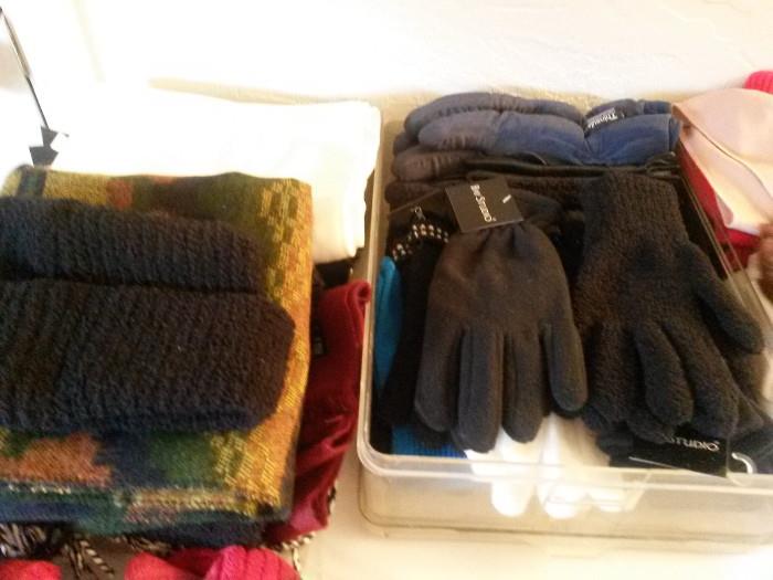 gloves and scarves