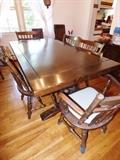 Bennington pine dining room set