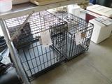 Two nice dog crates.