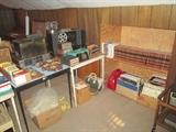 RECORDS, BOOKS, STEREO EQUIPMENT