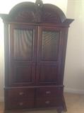 Kincaid Bermuda Bay Armoire with shelves and 4 drawers.