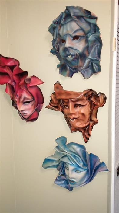 mardi gras masks.  Earth wind and fire