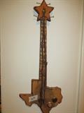 CARVED GUITAR, TEXAS
