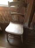 Antique Wood Chair $ 40.00